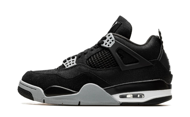 Air Jordan 4 Retro SE Black Canvas