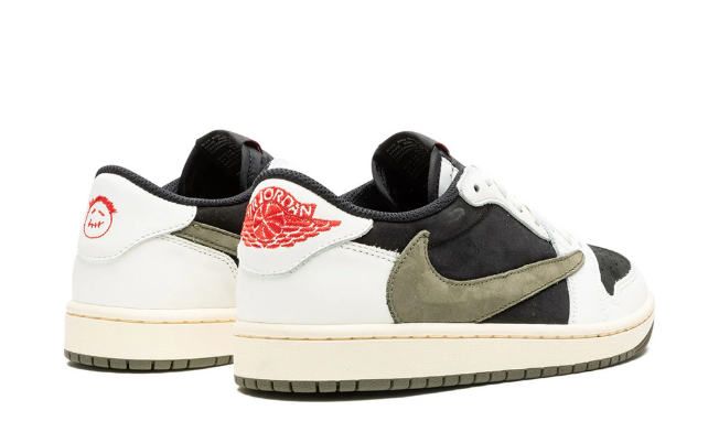 Air Jordan 1 Retro Low OG Travis Scott Olive - obrazek 3