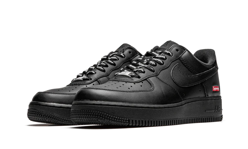 Nike Air Force 1 Low Supreme Black - obrazek 2