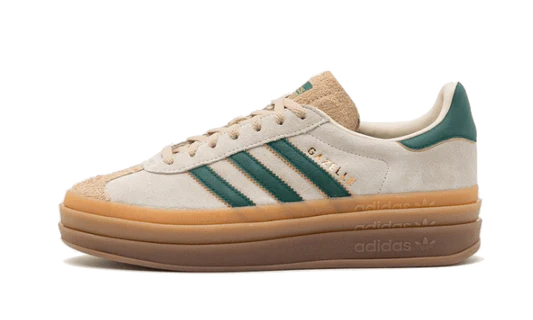 Adidas Gazelle Bold Magic Beige Collegiate Green