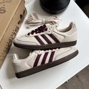Adidas Samba OG Wonder White Maroon