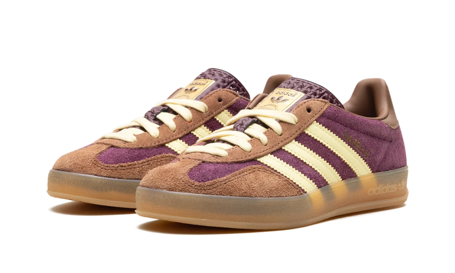 Adidas Gazelle Indoor Maroon Almost Yellow - obrazek 2