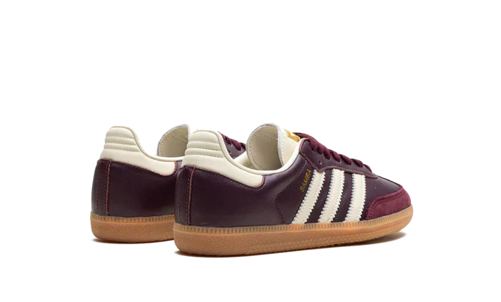 Adidas Samba OG Maroon Gold Metallic