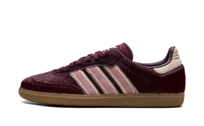 Adidas Samba OG Maroon Sand Strata Pony