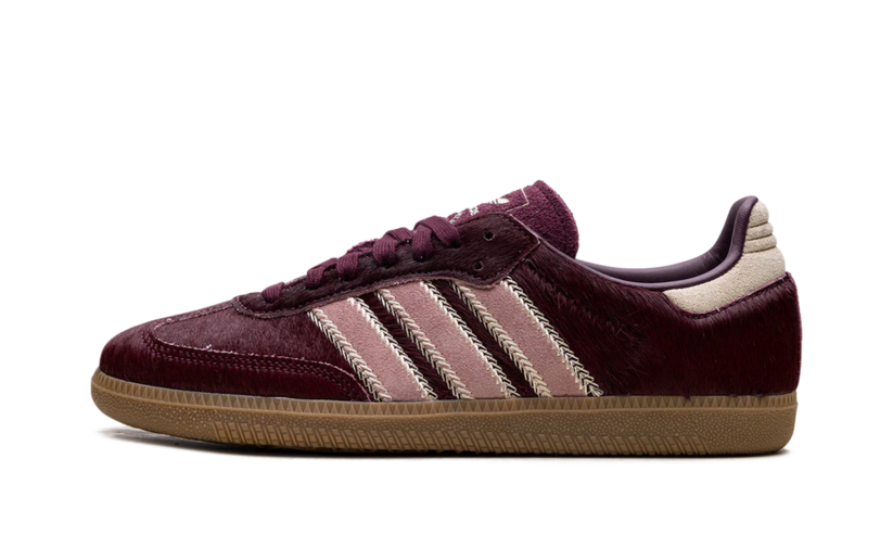 Adidas Samba OG Maroon Sand Strata Pony