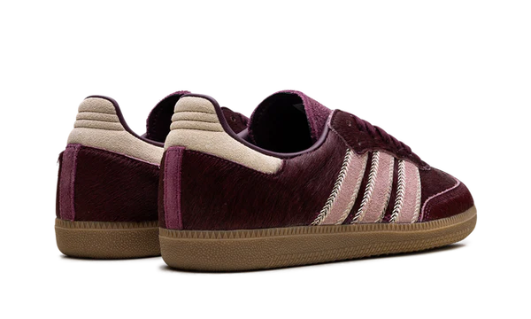 Adidas Samba OG Maroon Sand Strata Pony - obrazek 3