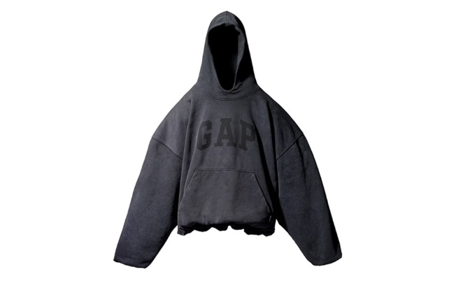 Yeezy Gap Balenciaga Dove Hoodie Washed Black Los Angeles Archives LAA