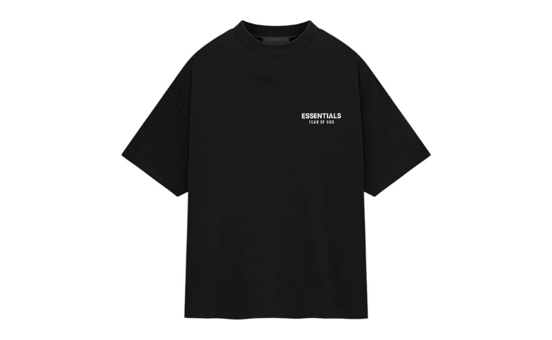 Fear of God Essentials Jersey Crewneck T-Shirt Black