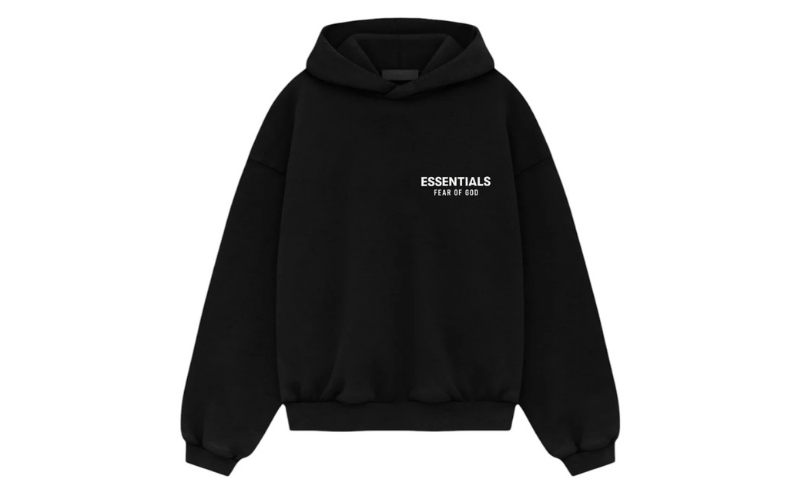 Fear of God Essentials Fleece Hoodie Black