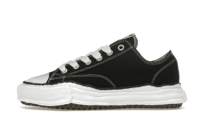 Maison Mihara Yasuhiro Peterson OG Sole Canvas Low Black
