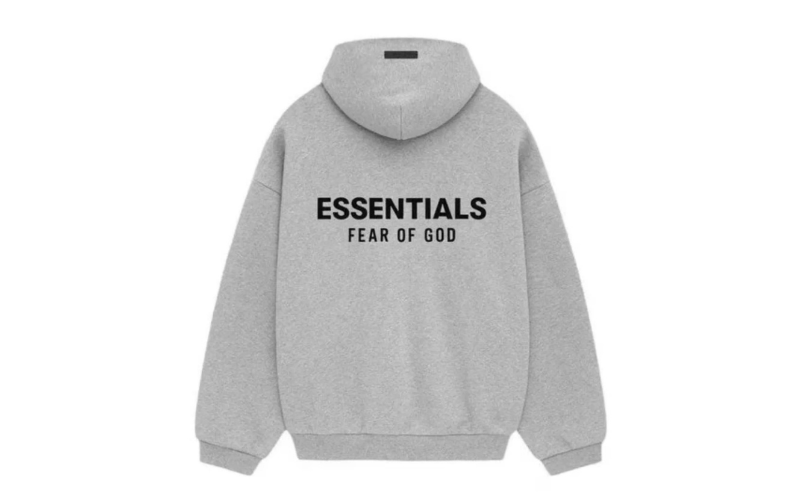 Fear of God Essentials Fleece Hoodie Light Heather Gray