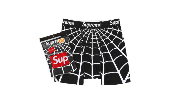 Supreme Hanes Spider-Man Czarne Bokserki (2 pack)