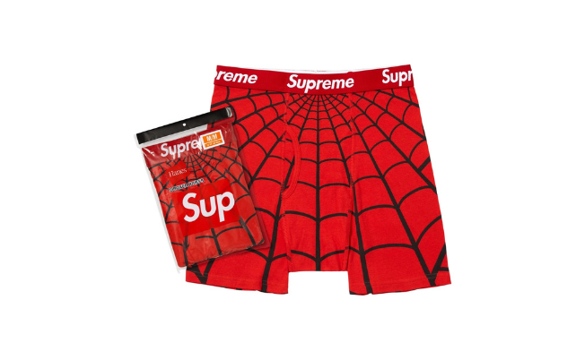 Supreme Hanes Spider-Man Czerwone Bokserki (2 pack)