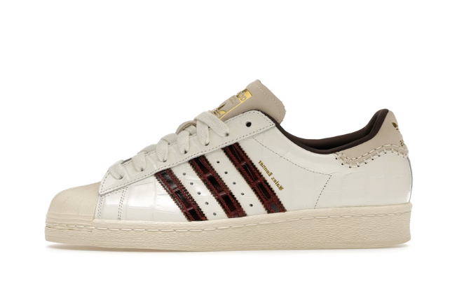 Adidas Superstar Wales Bonner White Brown Croc