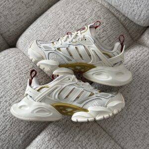 Adidas XLG Runner Deluxe Off White Gold Metallic Red
